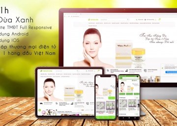 Thiết kế app bán hàng mỹ phẩm cho thương hiệu Trái Dừa Xanh